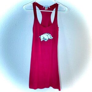 🩷 5 for $25 sale Arkansas Razorback dress/bathing suit cover up-SM
